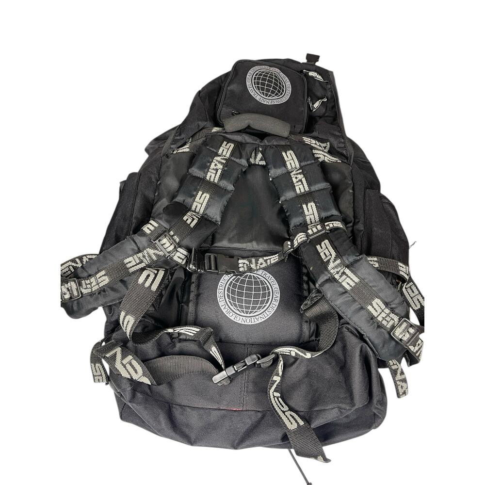 Vintage 90s Senate Travel Gear Backpack Global Destruction Inline Skate Bag - Picture 11 of 11